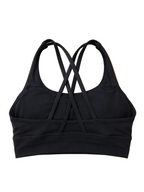 SculptForHer Cross Back Sports Bra | Women’s Seamless Medium Support Gym & Yoga Bra