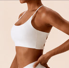 SculptForHer U-Back Sports Bra | Women’s Multi-Strap Medium Support Gym & Yoga Bra