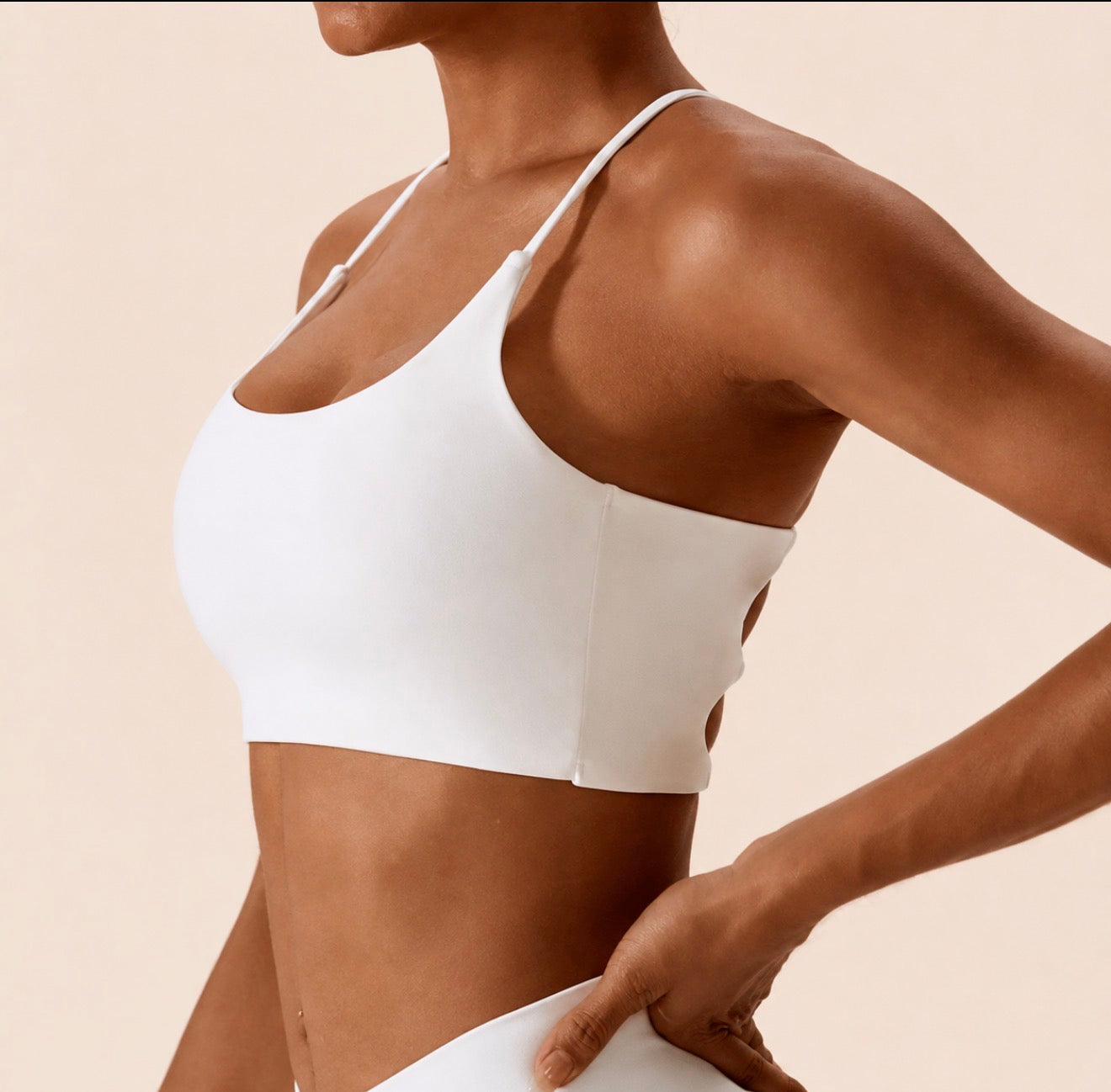SculptForHer U-Back Sports Bra | Women’s Multi-Strap Medium Support Gym & Yoga Bra