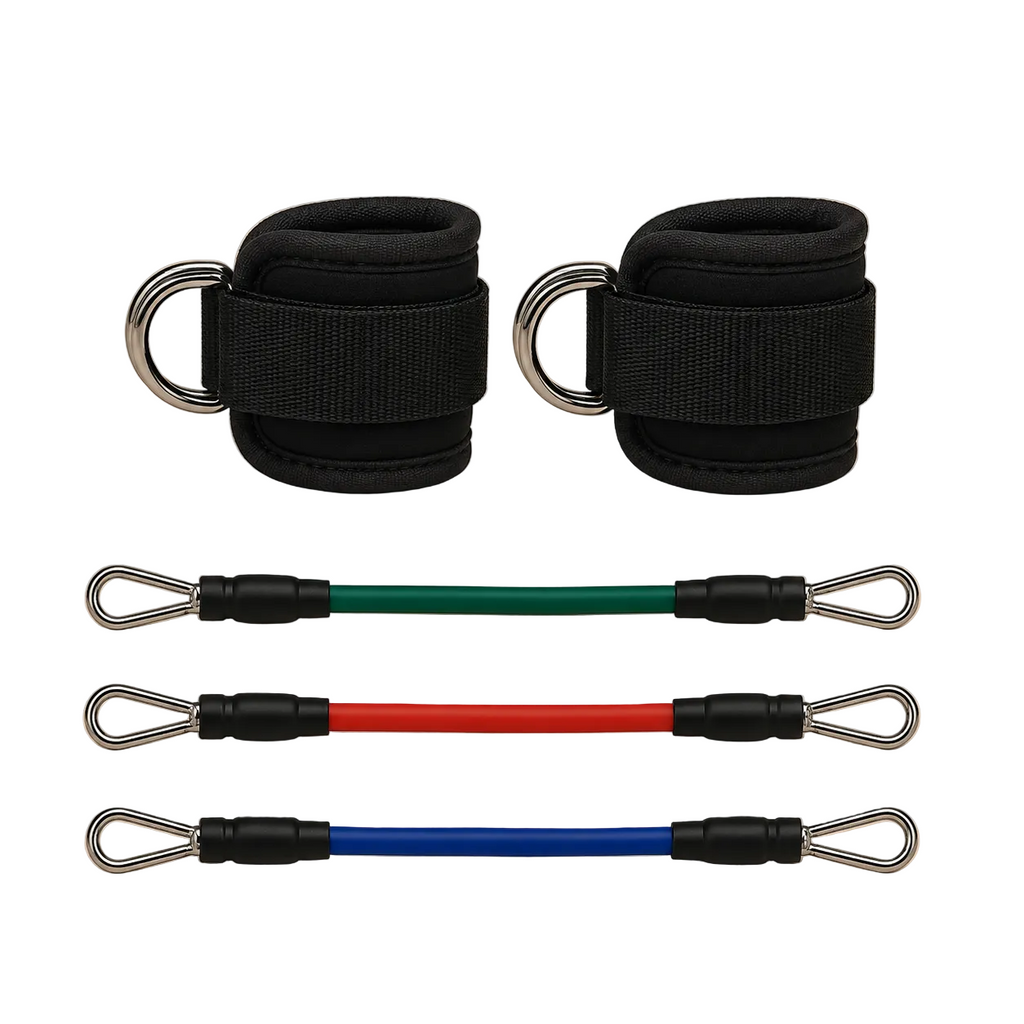 SculptForHer Adjustable Ankle Resistance Bands | Glute & Leg Training Straps for Home & Gym