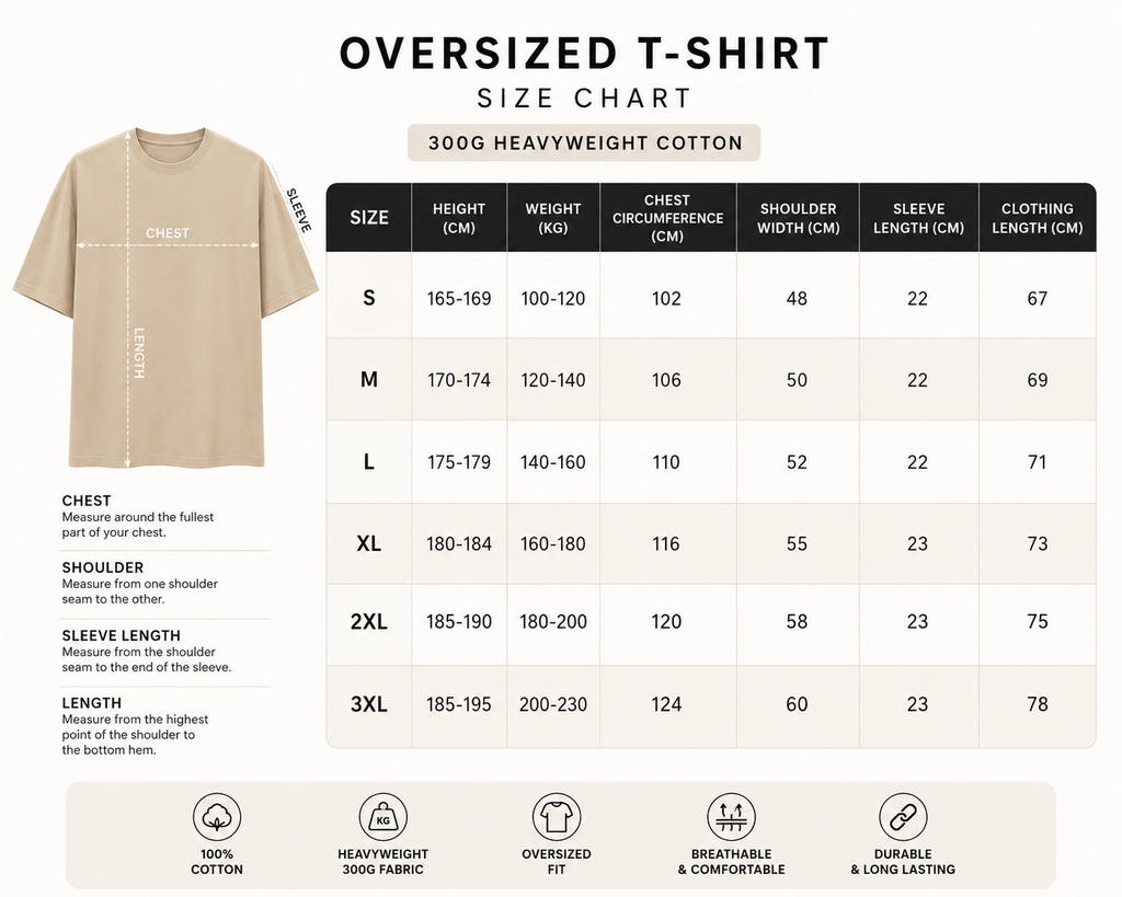 SculptForHer Heavyweight Cotton Oversized T-Shirt | Premium Unisex Gym & Lifestyle Tee