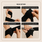 1pair Adjustable Wrist Wrap, Elastic Wrist Guard, Wrist Protection Band For Weight Lifting, Crossfit, Powerlifting, Strength Tra
