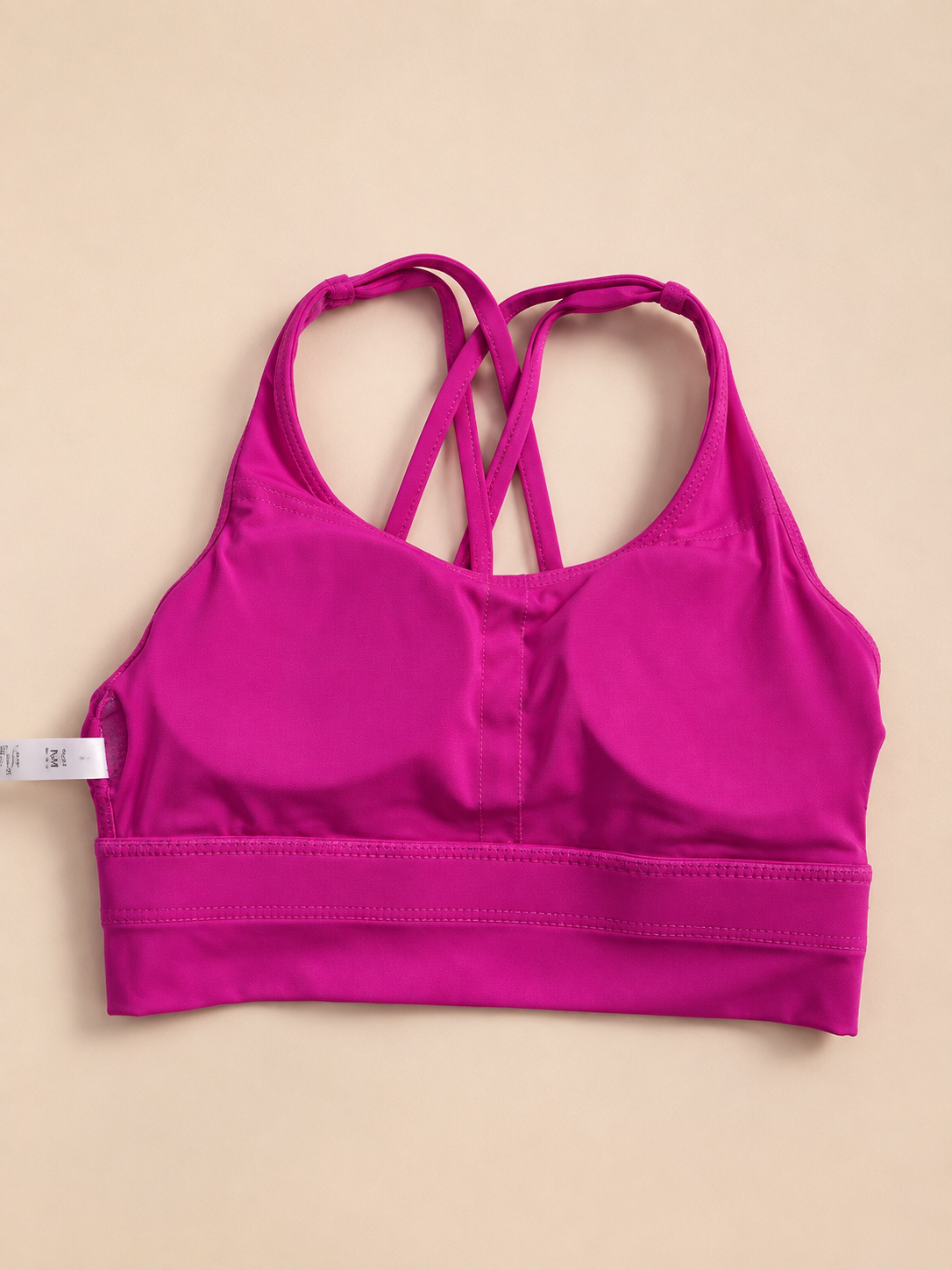 SculptForHer Cross Back Sports Bra | Women’s Seamless Medium Support Gym & Yoga Bra