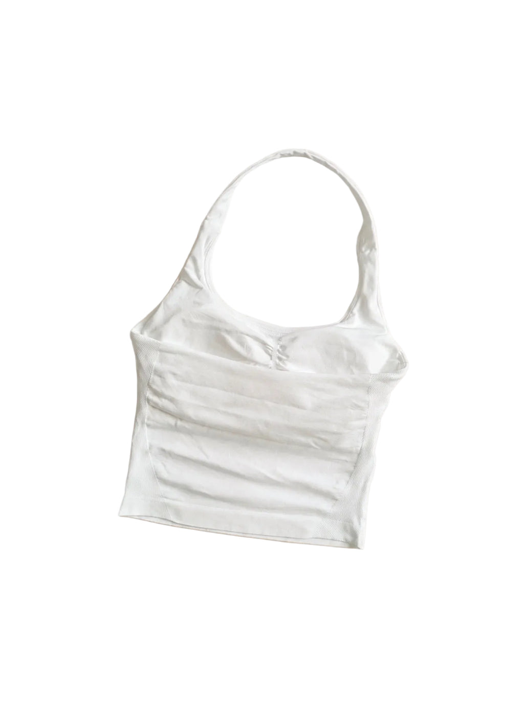 SculptForHer Seamless Halter Neck Gym Top | Built-In Bra Women’s Fitness Tank