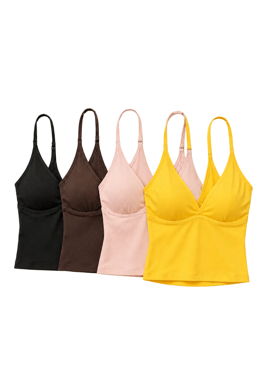 Sculpta™ SculptFit V-Neck Sports Bra | Seamless Low-Impact Gym & Yoga Bra for Women