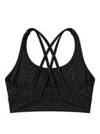 SculptForHer Cross Back Sports Bra | Women’s Seamless Medium Support Gym & Yoga Bra
