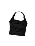 SculptForHer Seamless Halter Neck Gym Top | Built-In Bra Women’s Fitness Tank