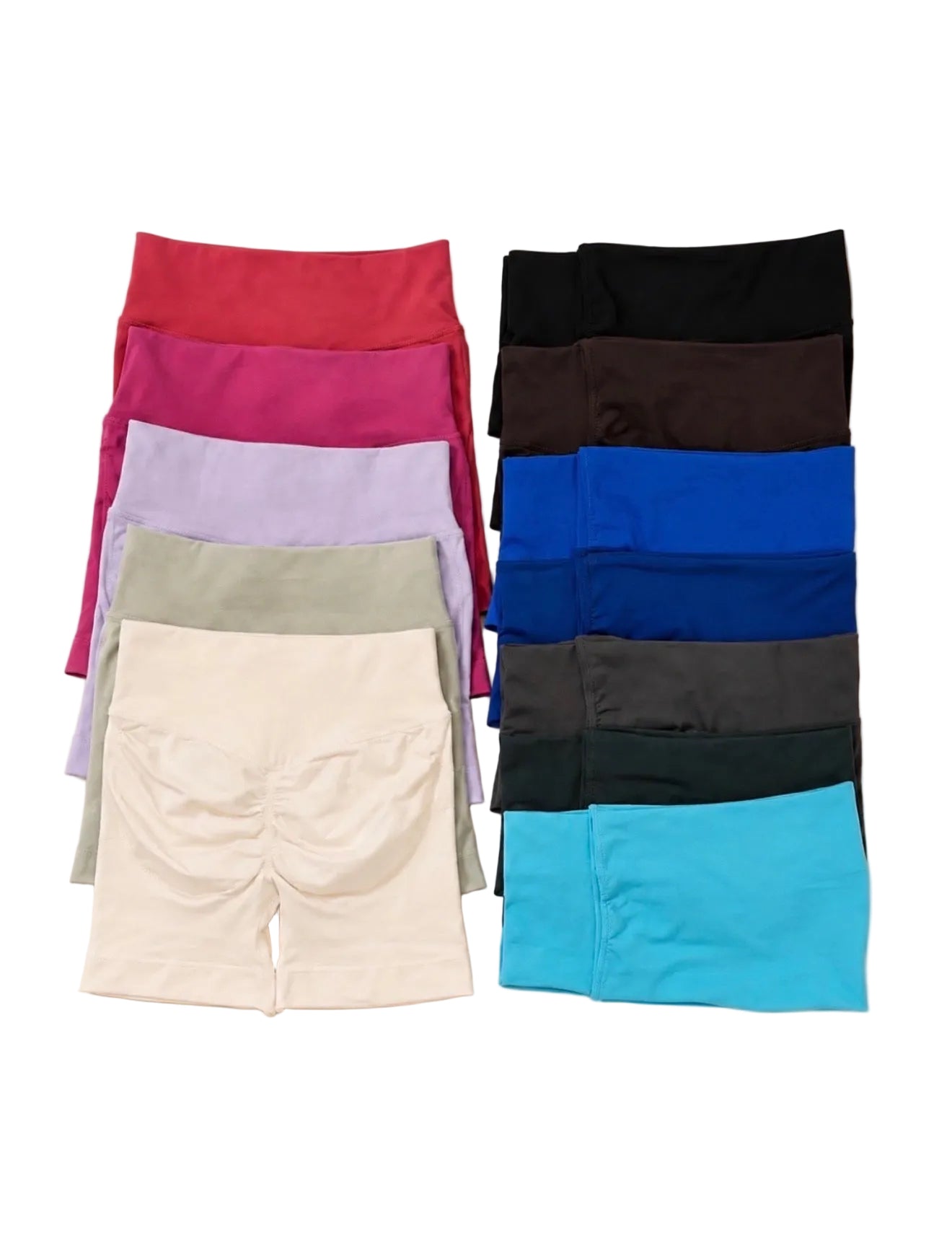 Sculpta™ Sculpt Scrunch Shorts | High Waisted Seamless Gym Shorts
