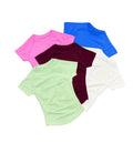 SculptForHer Seamless Cropped Gym T-Shirt | Women’s Short Sleeve Workout Top