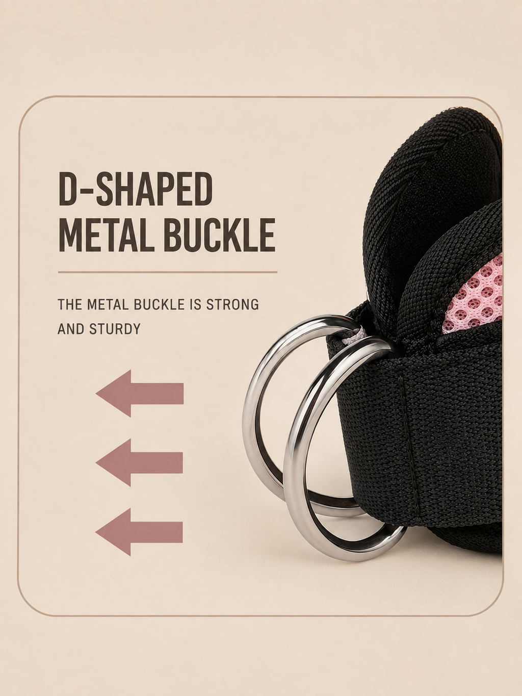 SculptForHer Adjustable Ankle Resistance Bands | Glute & Leg Training Straps for Home & Gym