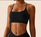 SculptForHer U-Back Sports Bra | Women’s Multi-Strap Medium Support Gym & Yoga Bra