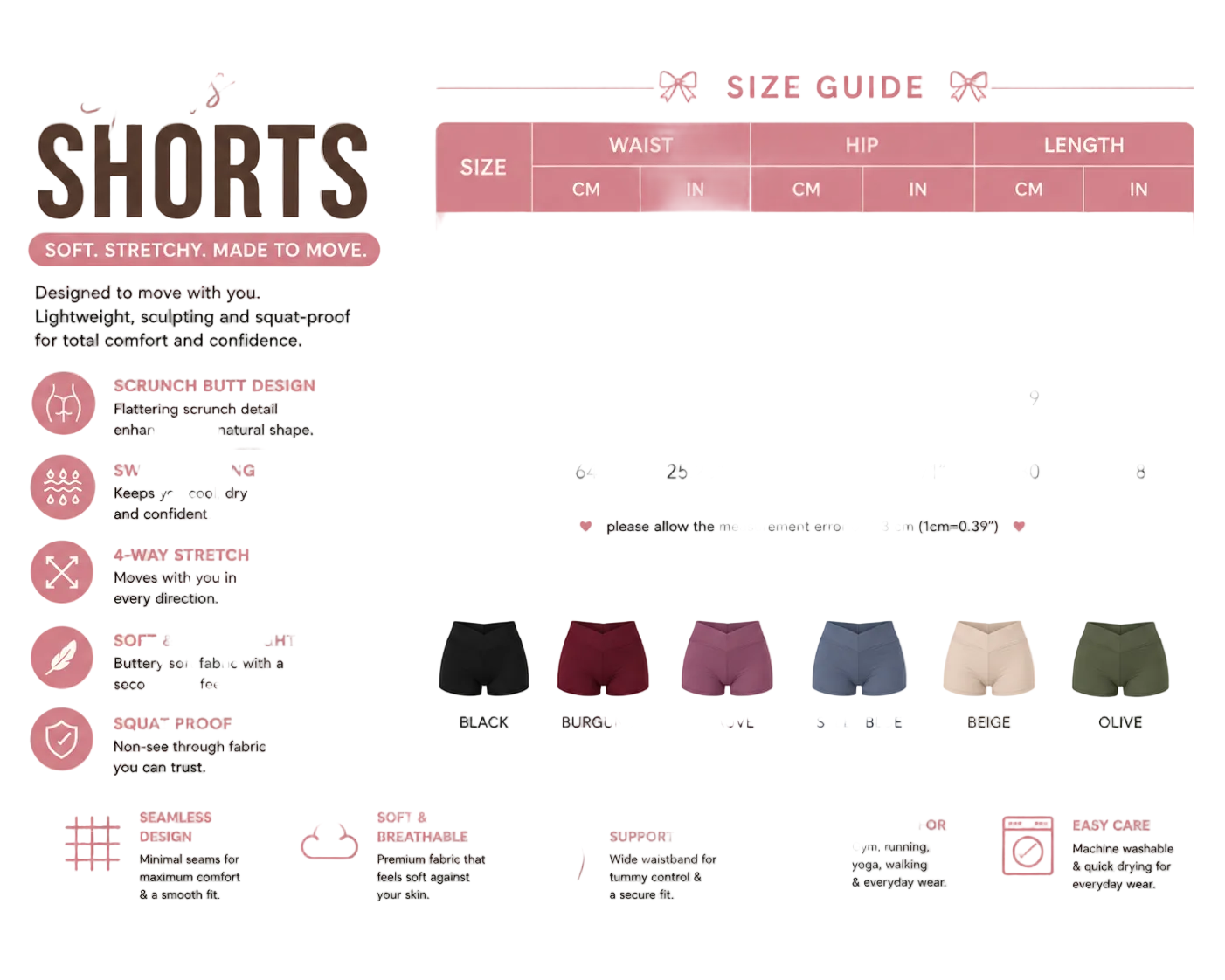 Sculpta™ Seamless Gym Set | Sculpt Performance T-Shirt & Scrunch Shorts for Women