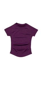 SculptForHer Seamless Cropped Gym T-Shirt | Women’s Short Sleeve Workout Top