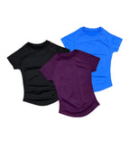 SculptForHer Seamless Cropped Gym T-Shirt | Women’s Short Sleeve Workout Top