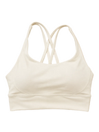 SculptForHer Cross Back Sports Bra | Women’s Seamless Medium Support Gym & Yoga Bra