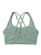 SculptForHer Cross Back Sports Bra | Women’s Seamless Medium Support Gym & Yoga Bra