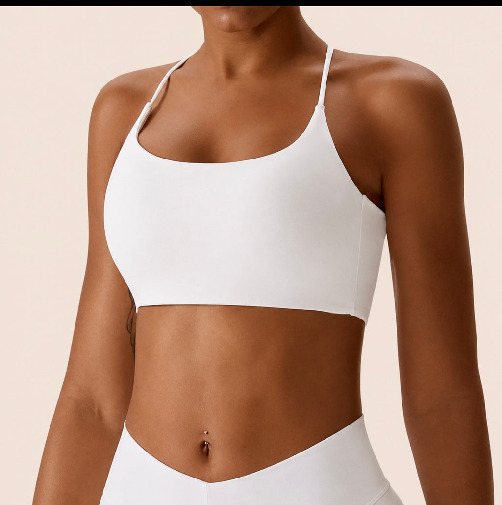 SculptForHer U-Back Sports Bra | Women’s Multi-Strap Medium Support Gym & Yoga Bra