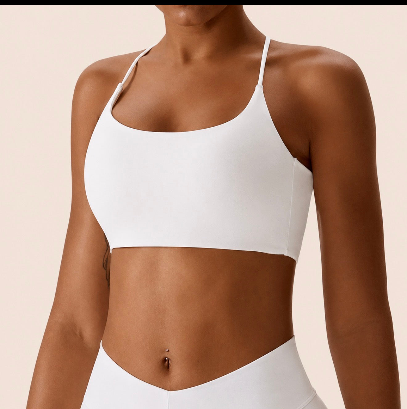 SculptForHer U-Back Sports Bra | Women’s Multi-Strap Medium Support Gym & Yoga Bra