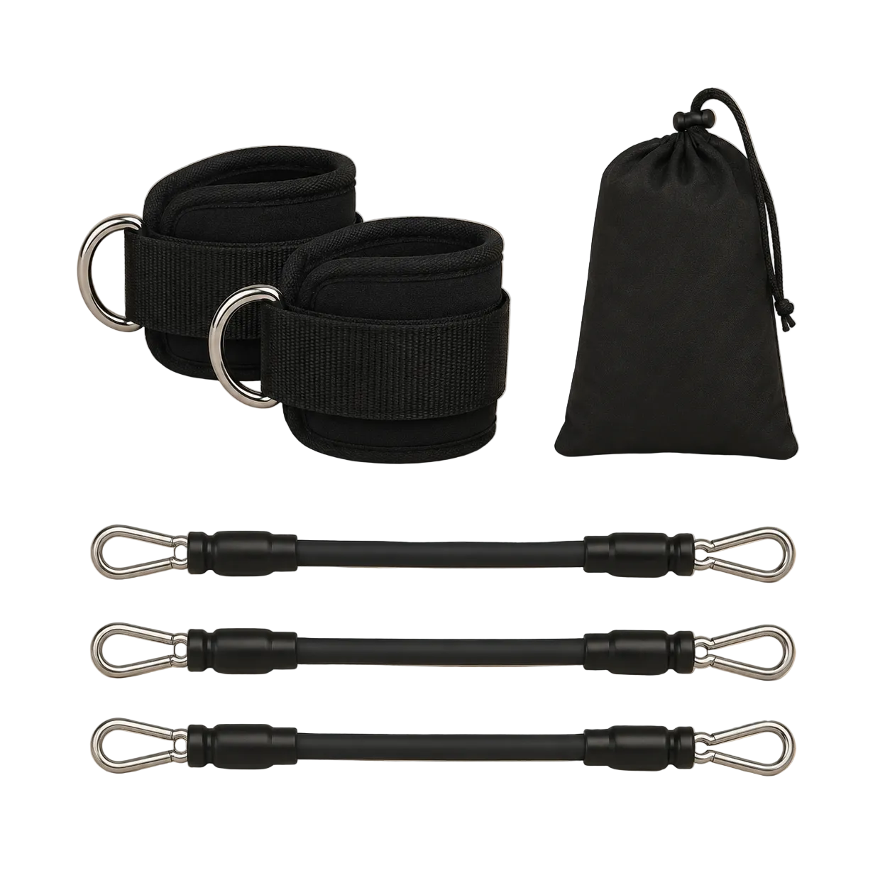 SculptForHer Adjustable Ankle Resistance Bands | Glute & Leg Training Straps for Home & Gym