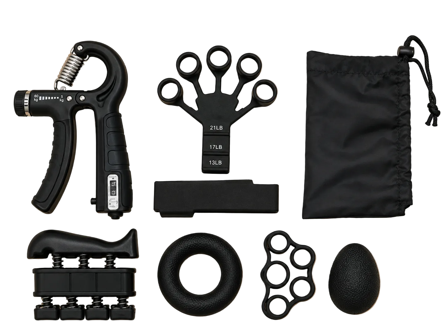 SculptForHer Adjustable Hand Grip Strengthener | 10–60kg Forearm & Wrist Trainer