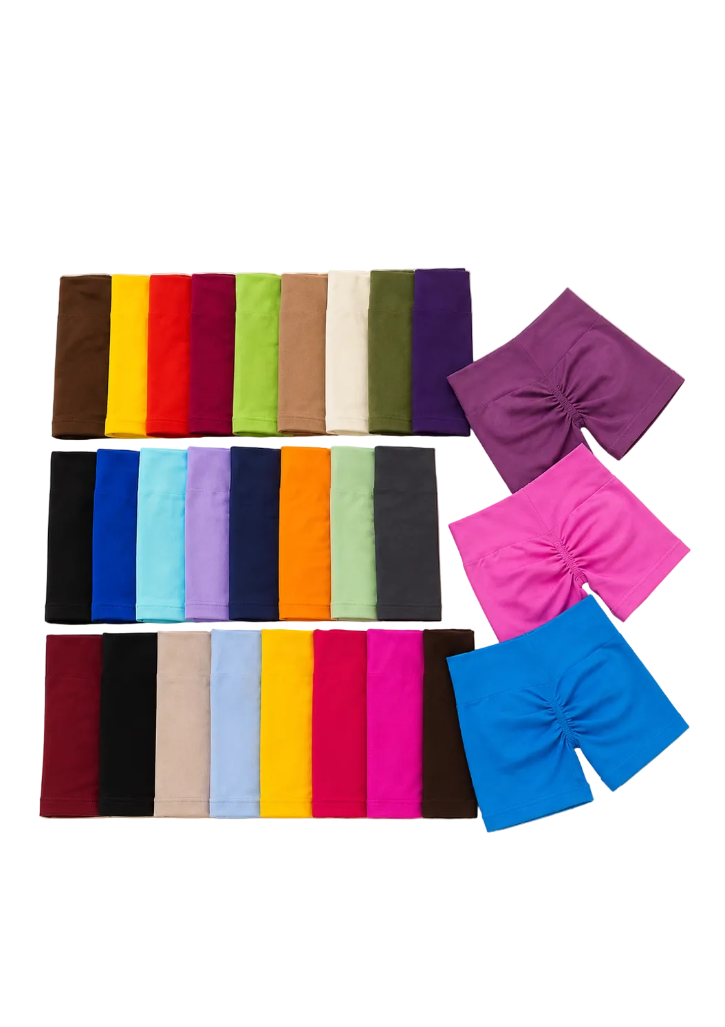 Sculpta™ Seamless Sculpt Scrunch Shorts | High Waist Gym & Running Shorts