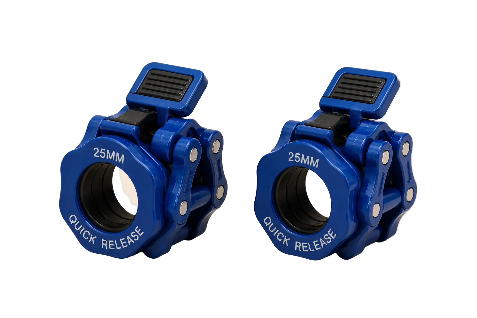 SculptForHer Quick Release Barbell Clamps (Pair) | Olympic Barbell Lock Collars for Weightlifting, Powerlifting & Strength Training