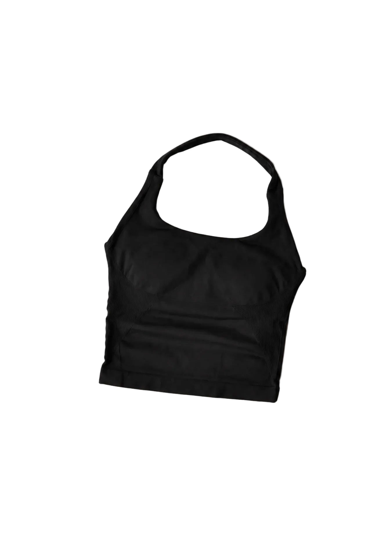 SculptForHer Seamless Halter Neck Gym Top | Built-In Bra Women’s Fitness Tank