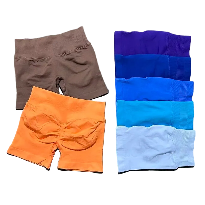 Sculpta™ Seamless Sculpt Scrunch Shorts | High Waist Gym & Running Shorts
