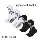SculptForHer 4 Pair Performance Football Socks | Cushioned Breathable Sports Socks for Football, Running, Gym & Training
