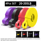 SculptForHer 20~230lbs Heavy-Duty Resistance Band Agility Training Workout Gym Equipment Yoga Pilates Accessories Rubber Band Home Gym