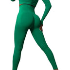 SculptForHer High Waisted Seamless Scrunch Leggings – Women’s Push Up Sculpting Gym Leggings