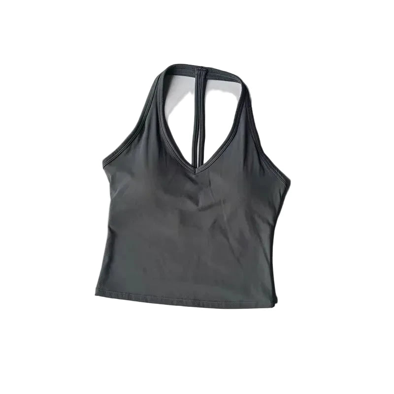 Sculpta™ SculptFit V-Neck Sports Bra | Seamless Low-Impact Gym & Yoga Bra for Women