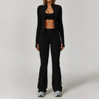 Women’s 2/3 Piece Long Sleeve Gym Set | Sculpting Activewear