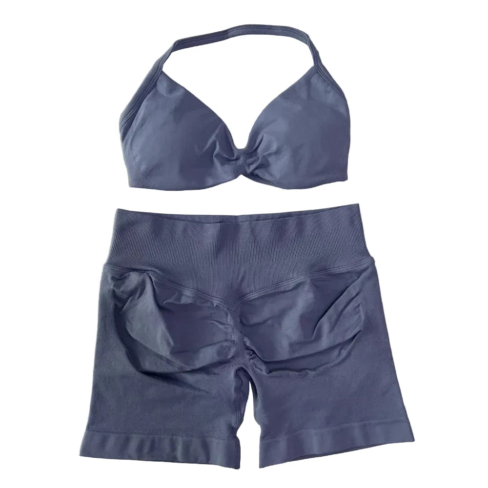 SculptForHer Sculpt Seamless Scrunch Bum Gym Set
