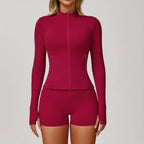 Women’s 2/3 Piece Long Sleeve Gym Set | Sculpting Activewear
