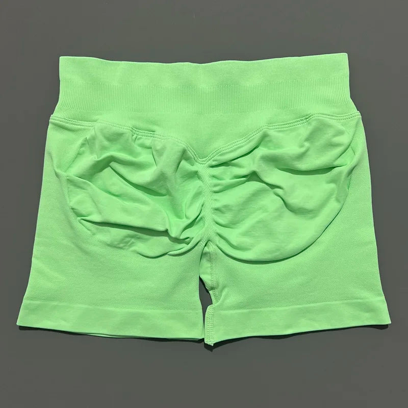 SculptaForHer Sculpt Scrunch Shorts | High Waisted Seamless Gym Shorts