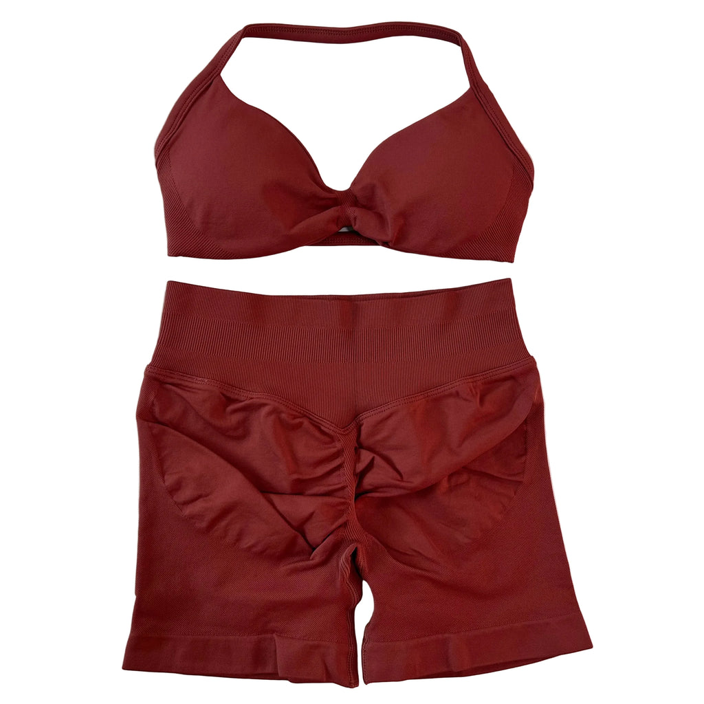 SculptForHer Sculpt Seamless Scrunch Bum Gym Set