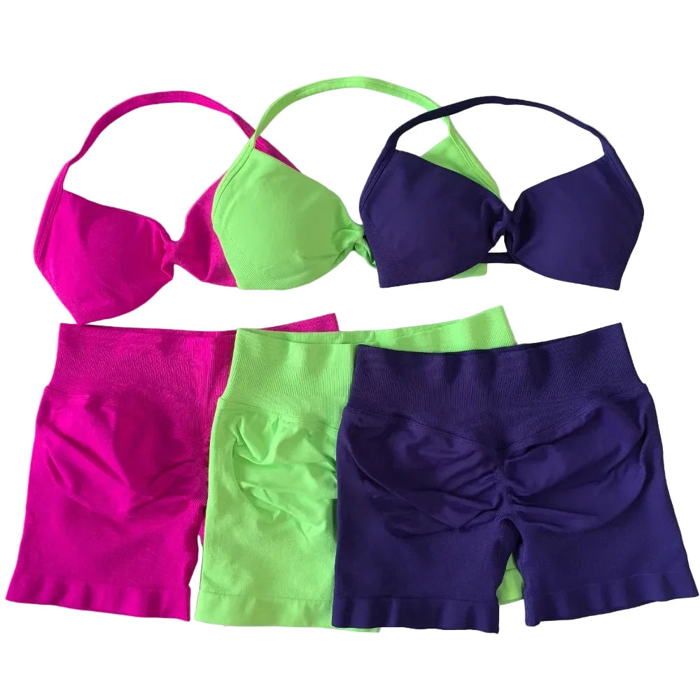SculptForHer Sculpt Seamless Scrunch Bum Gym Set