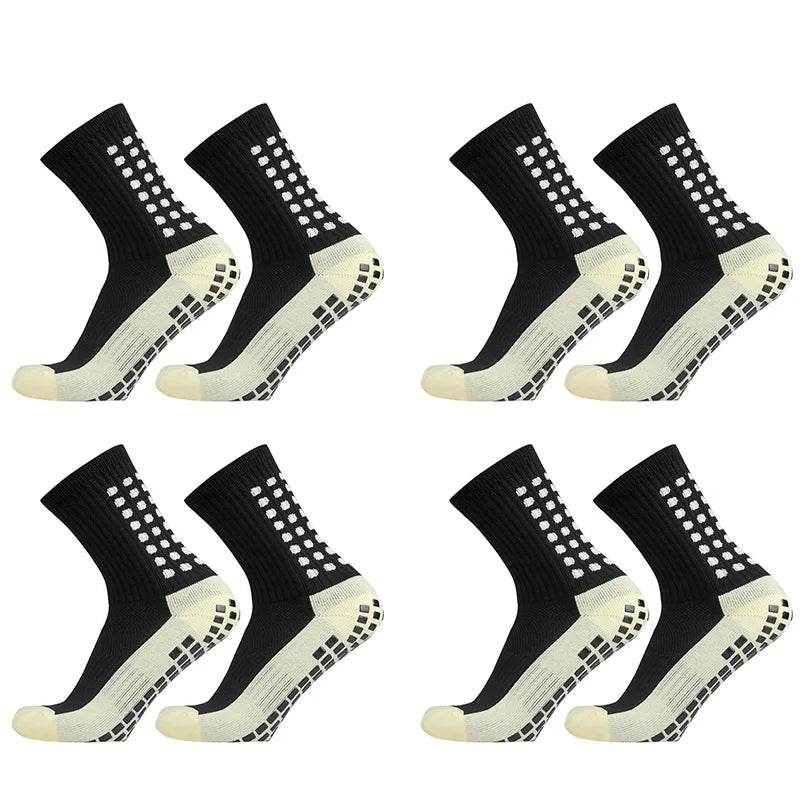 SculptForHer Anti-Slip Grip Football Socks | Non-Slip Sports Socks for Football, Running, Gym, Rugby & Training (1, 2 or 4 Pairs)