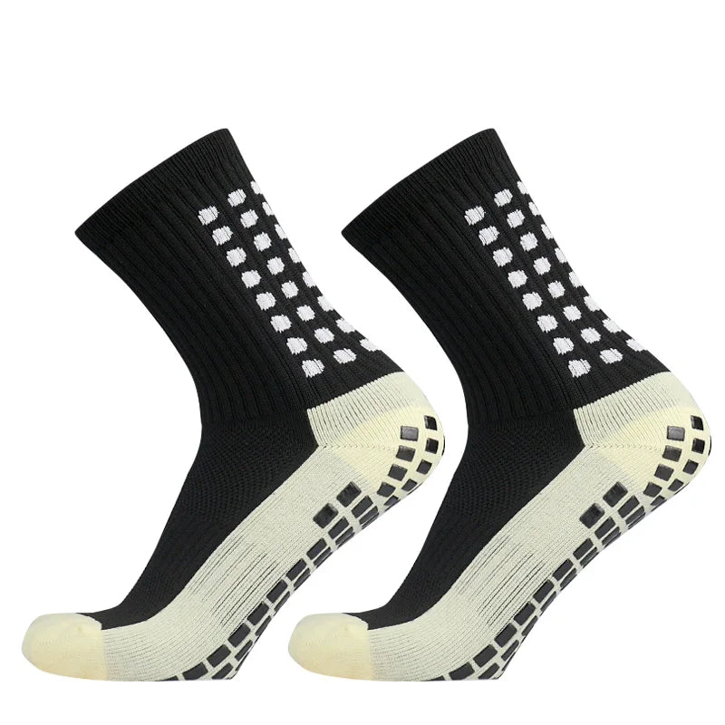 SculptForHer Anti-Slip Grip Football Socks | Non-Slip Sports Socks for Football, Running, Gym, Rugby & Training (1, 2 or 4 Pairs)