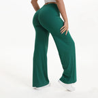 SculptForHer Women’s Straight Leg Gym Trousers – Soft Stretch Pilates, Yoga & Activewear Pants