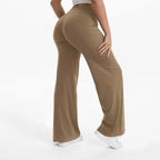 SculptForHer Women’s Straight Leg Gym Trousers – Soft Stretch Pilates, Yoga & Activewear Pants