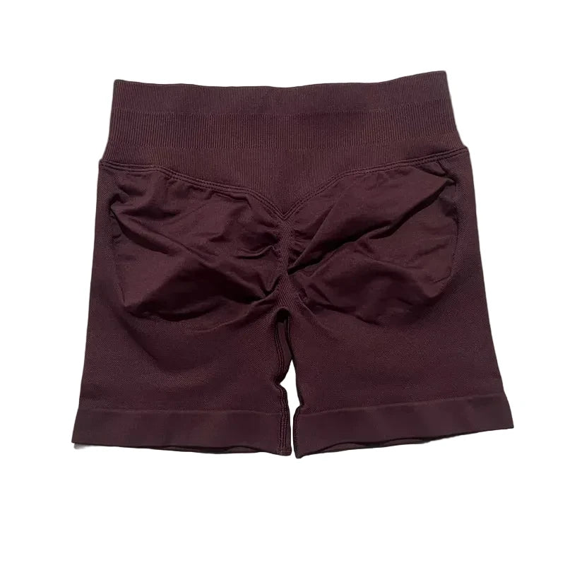 SculptaForHer Sculpt Scrunch Shorts | High Waisted Seamless Gym Shorts