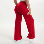 SculptForHer Women’s Straight Leg Gym Trousers – Soft Stretch Pilates, Yoga & Activewear Pants