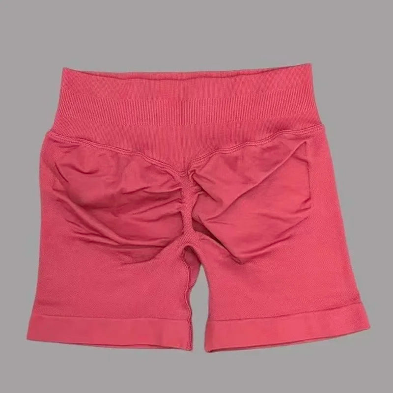 SculptaForHer Sculpt Scrunch Shorts | High Waisted Seamless Gym Shorts