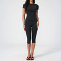 SculptForHer Sculpt & Move Seamless Capri Gym Set – Women’s 2 Piece Activewear