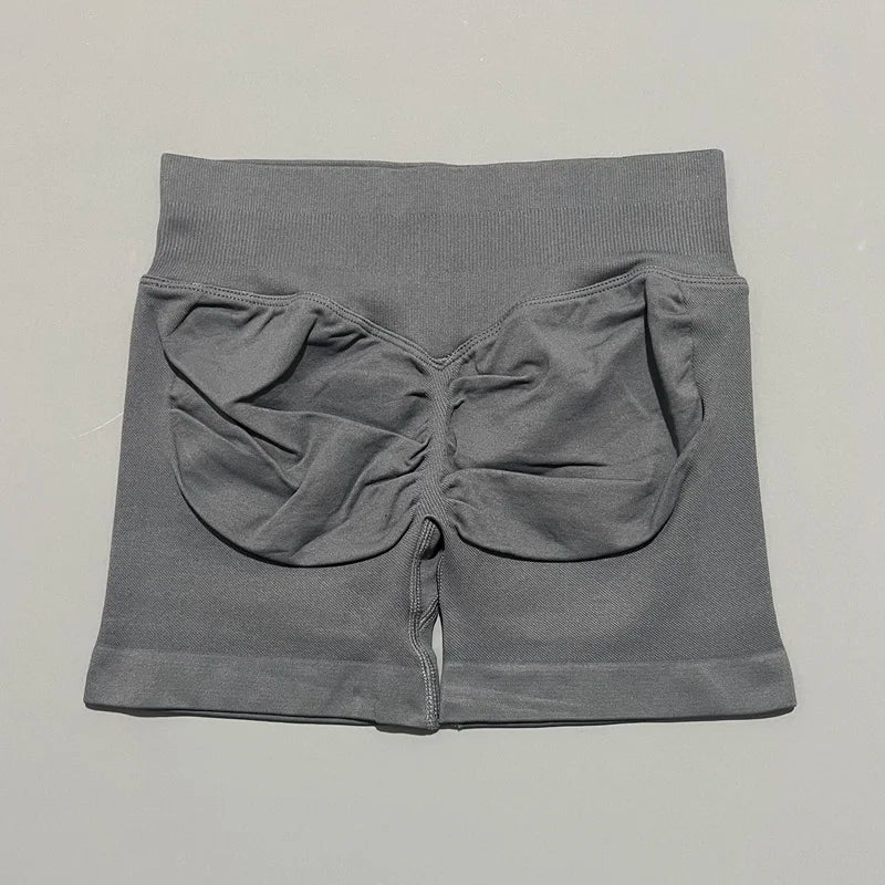 SculptaForHer Sculpt Scrunch Shorts | High Waisted Seamless Gym Shorts