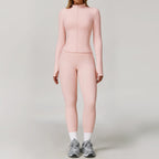 Women’s 2/3 Piece Long Sleeve Gym Set | Sculpting Activewear