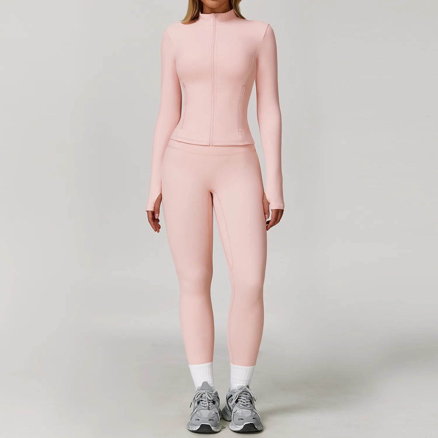 Women’s 2/3 Piece Long Sleeve Gym Set | Sculpting Activewear