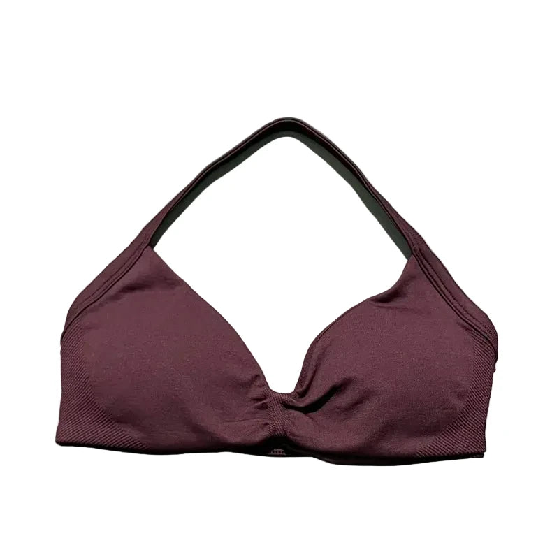 Sculpta™ Backless Strappy Sports Bra | Seamless Medium Support